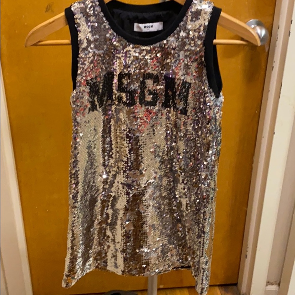 Sequined MSGM kids dress